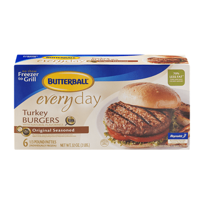 Butterball Original Seasoned Turkey Burgers
