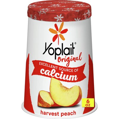 Yoplait Original Yogurt, Harvest Peach, Low Fat Yogurt
