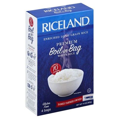 Riceland White Rice, Premium, Long Grain, Boil-in-Bag