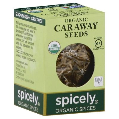 Spicely Organics Caraway Seeds, Organic