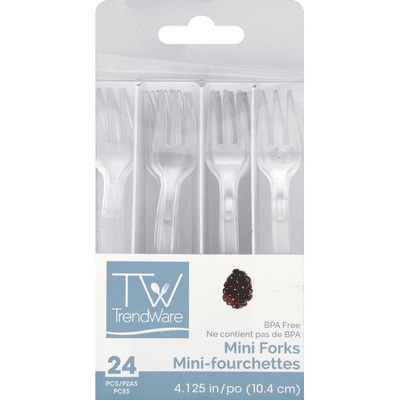TrendWare Forks, Mini, 4.125 Inch