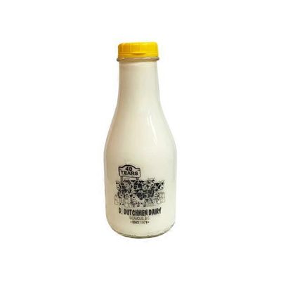 DD 3.25% Milkfat Mik in Glass Bottle