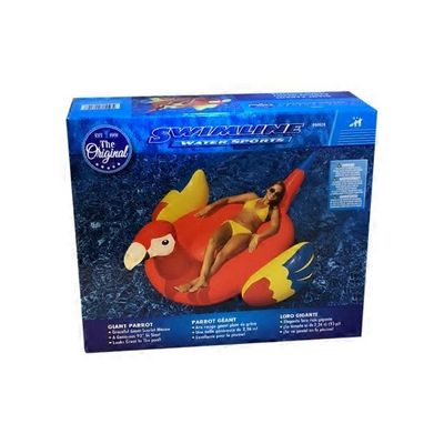 Swimline Ride-on Giant Parrot Float for Swimming Pools