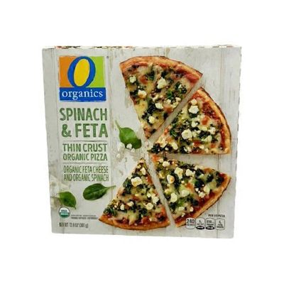 O Organics Spinach & Feta Thin Crust Organic Pizza
