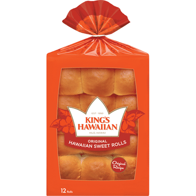 King's Hawaiian Original Hawaiian Sweet Rolls 12PK
