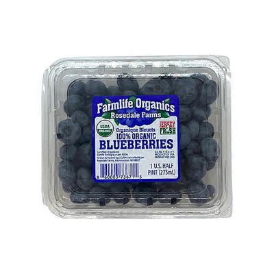 Organic Blueberries Package