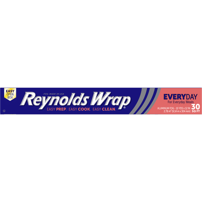 Reynolds Wrap Aluminum Foil, Everyday, 30 Square Feet
