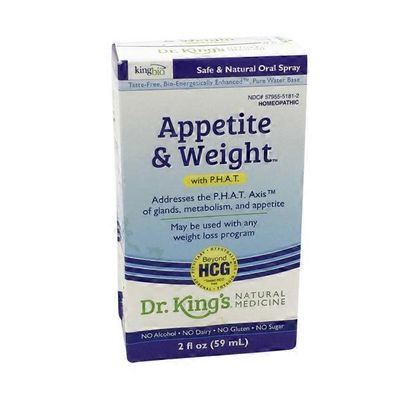 King Bio Homeopathic Appetite with P.H.A.T Weight Control Spray