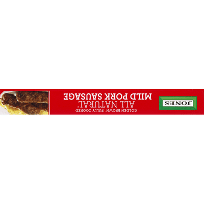 Jones Dairy Farm Golden Brown All Natural Fully Cooked Mild Sausage Links