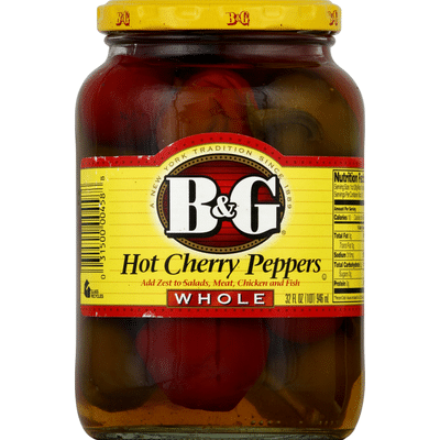 B G Hot Cherry Whole Peppers 32 Oz Instacart