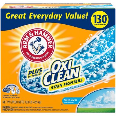 Arm & Hammer Arm Hammer Plus Oxiclean Powder Laundry Detergent, Fresh Scent, 130 Loads