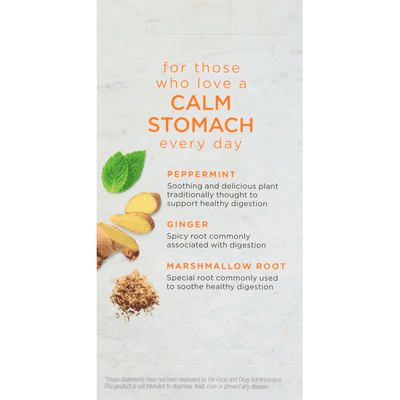 Bigelow Benefits Ginger & Peach Herbal Tea Tea Bags