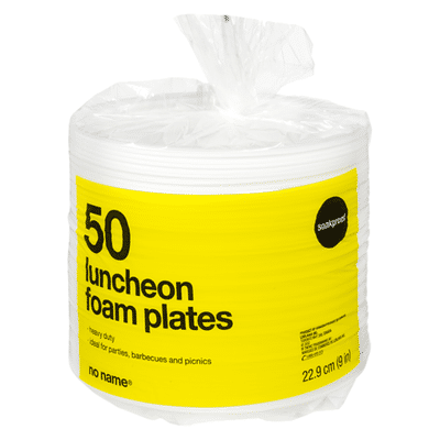 9" Foam Plates