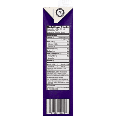 Oregon Cafe Sugar Free Chai Concentrate