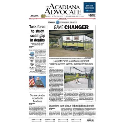 Acadiana Advocate The Acadiana Advocate Saturday Newspaper