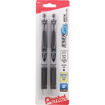 Pentel Liquid Gel Pen, Extra Fine, RTX