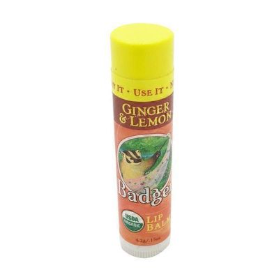 Badger Lip Balm, Ginger & Lemon