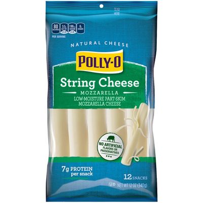 Polly-O String Cheese Mozzarella Cheese Snacks