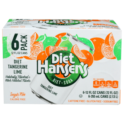 Hansen's Diet Tangerine Lime Soda