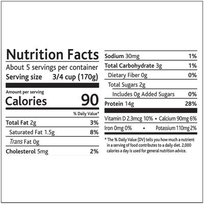 Two Good Low Fat Lower Sugar Plain Greek Yogurt