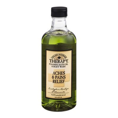 Village Naturals Therapy Foaming Bath Oil & Body Wash Aches & Pains Relief
