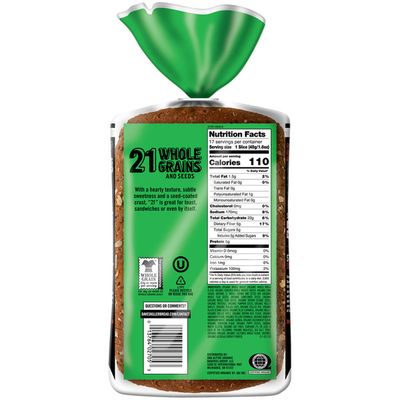 Dave's Killer Bread 21 Whole Grains and Seeds Organic Bread
