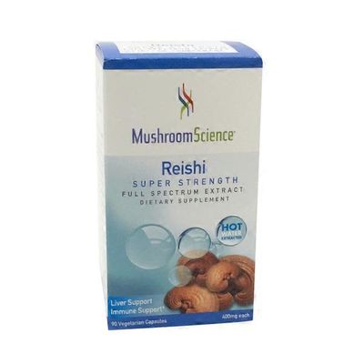 Mushroom Science Reishi 400 mg Vegetarian Capsules