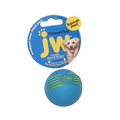 JW Pet Small iSqueak Rubber Ball Dog Toy