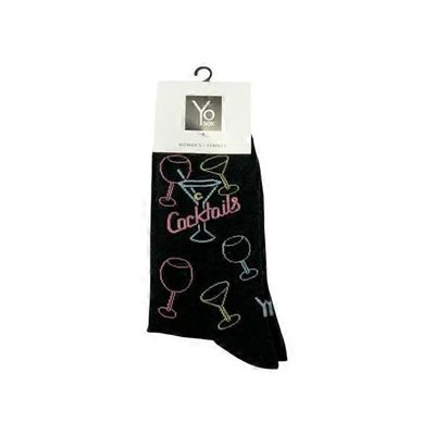 Giftcraft Cocktails Crew Socks