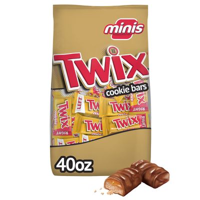 Twix Caramel Minis Size Chocolate Cookie Candy Bars