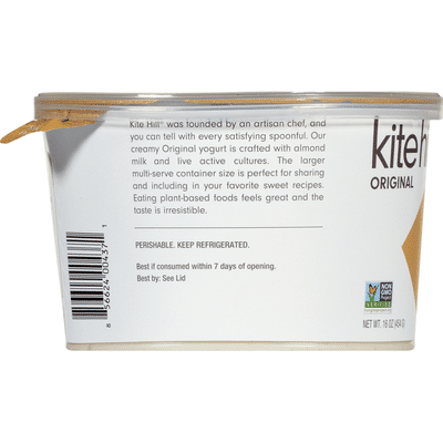 Kite Hill Almond Milk Yogurt, Dairy Free, Vanilla