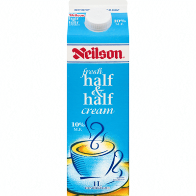 Neilson 10 Milk Fat Fresh Half Half Cream Carton 1000 Ml Delivery Or Pickup Near Me Instacart