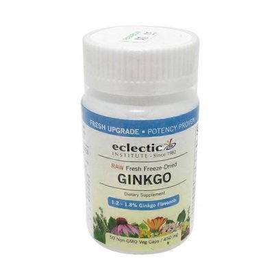 Eclectic Institute Ginkgo Vegetarian Capsules 450 Mg
