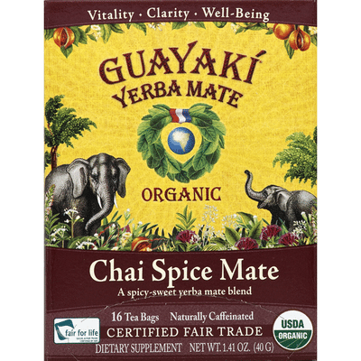 Guayaki Chai Spice Mate, Tea Bags