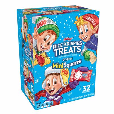 Rice Krispies Treats Mini Marshmallow Snack Bars, Original, Kids Snacks