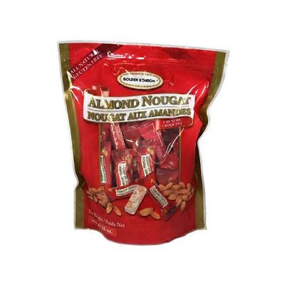 Golden Bonbon Crunchy Almond Nougat Candy