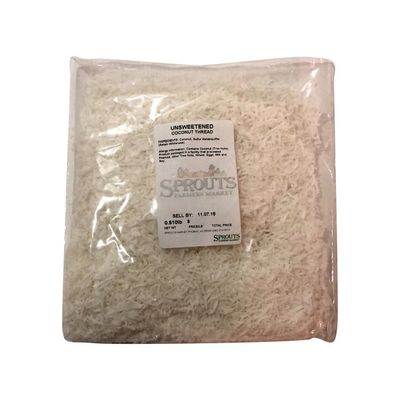 Dried Unsweetened Coconut Thread, Package