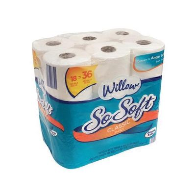 Willow Double Roll Bath Tissue 300 Sheets
