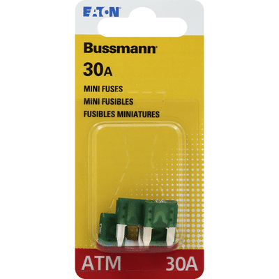Bussmann Fuses, ATM, 30A, Mini