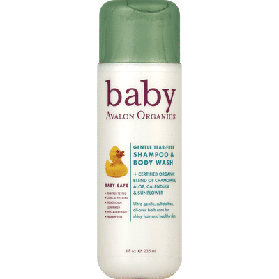 Avalon Organics Shampoo & Body Wash, Gentle Tear-Free