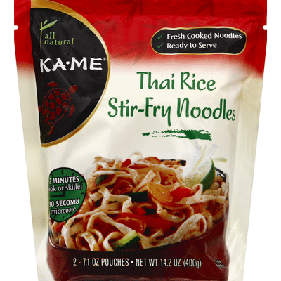Ka-Me Stir-Fry Noodles, Thai Rice