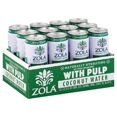 Zola Coconut Water, with Pulp