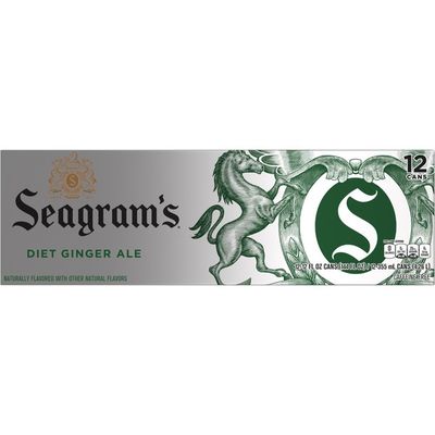 Seagram's Diet Ginger Ale Soda Soft Drink
