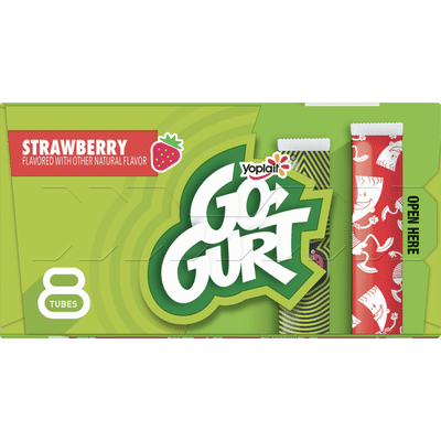 Yoplait Go-Gurt, Low Fat Yogurt, Strawberry
