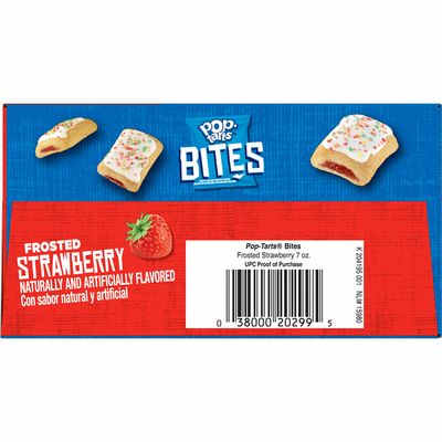 Kellogg's Pop-Tarts Baked Pastry Bites, Kids Snacks, School Lunch, Frosted Strawberry