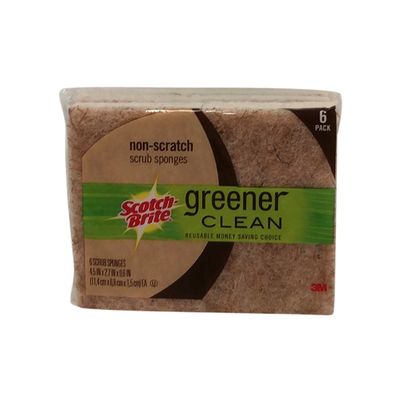 Scotch-Brite Scrub Sponges, Non-Scratch, Greener Clean