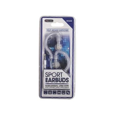 Sentry Pro HO230 Transparent Ear-Wrap Stereo Earphones