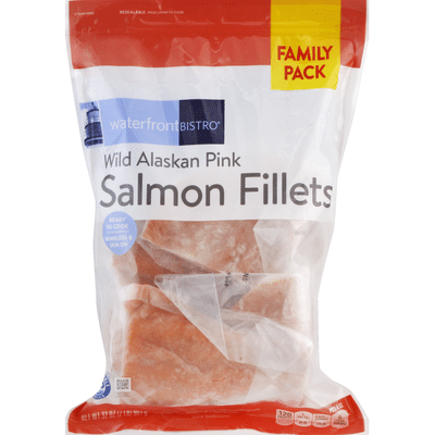 Signature Kitchens Salmon Fillets, Wild Alaskan Pink, Family Pack