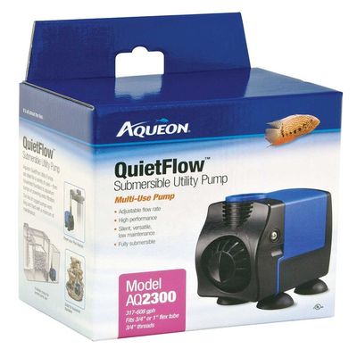 Aqueon Quiet Flow Submersible Utility Pump Model AQ2300