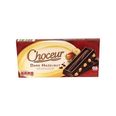 Choceur Dark Chocolate Hazelnut European Chocolate Bar